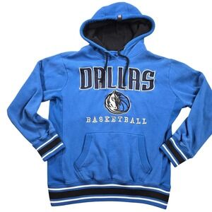 Dallas Mavericks Hoodie Sweatshirt Mens Medium Blue NBA Basketball UNK